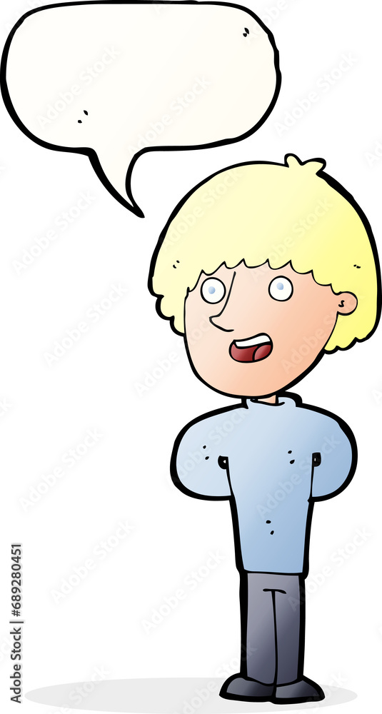 cartoon happy man with speech bubble cartoon happy man with speech bubble