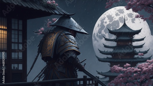 Obraz na płótnie japanese samurai 