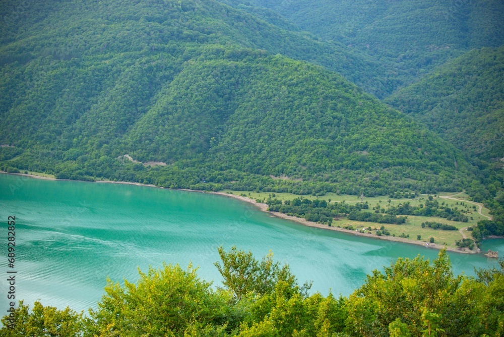 View of the Sulak Canyon in Dagestan View of the Sulak Canyon in Dagestan