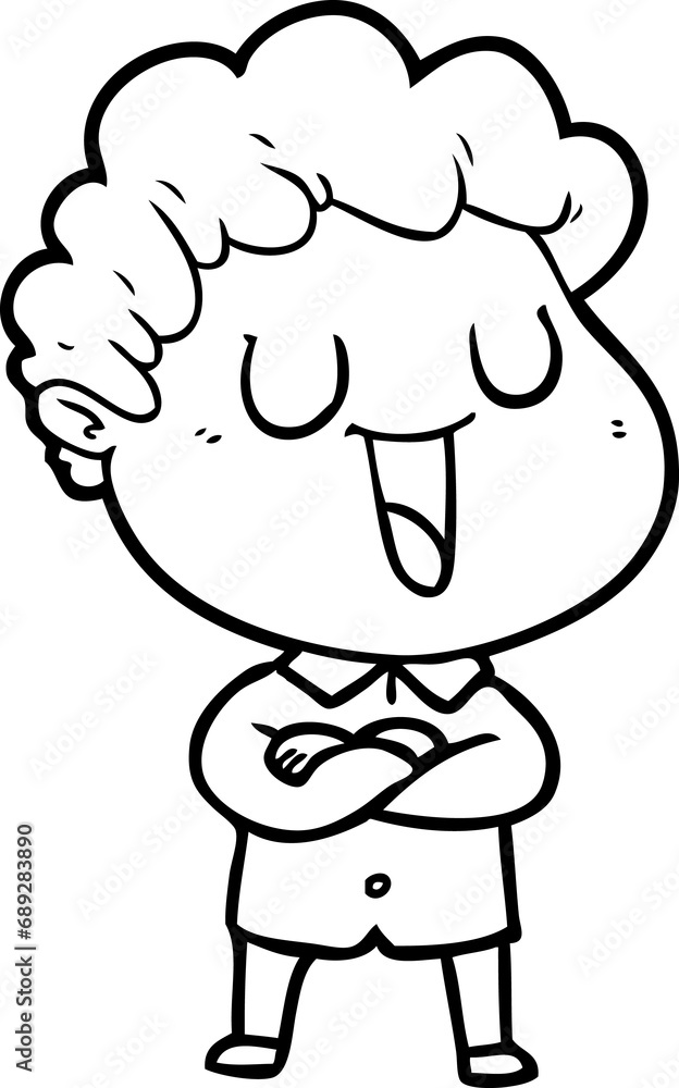 laughing cartoon man laughing cartoon man