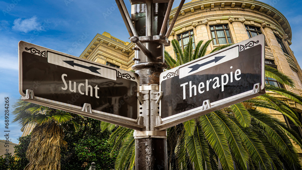 Signposts the direct way to addiction versus therapy