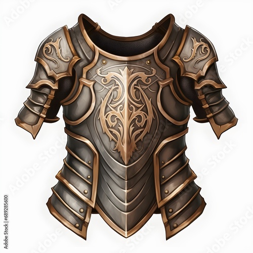 Detailed Medieval Armor Illustration