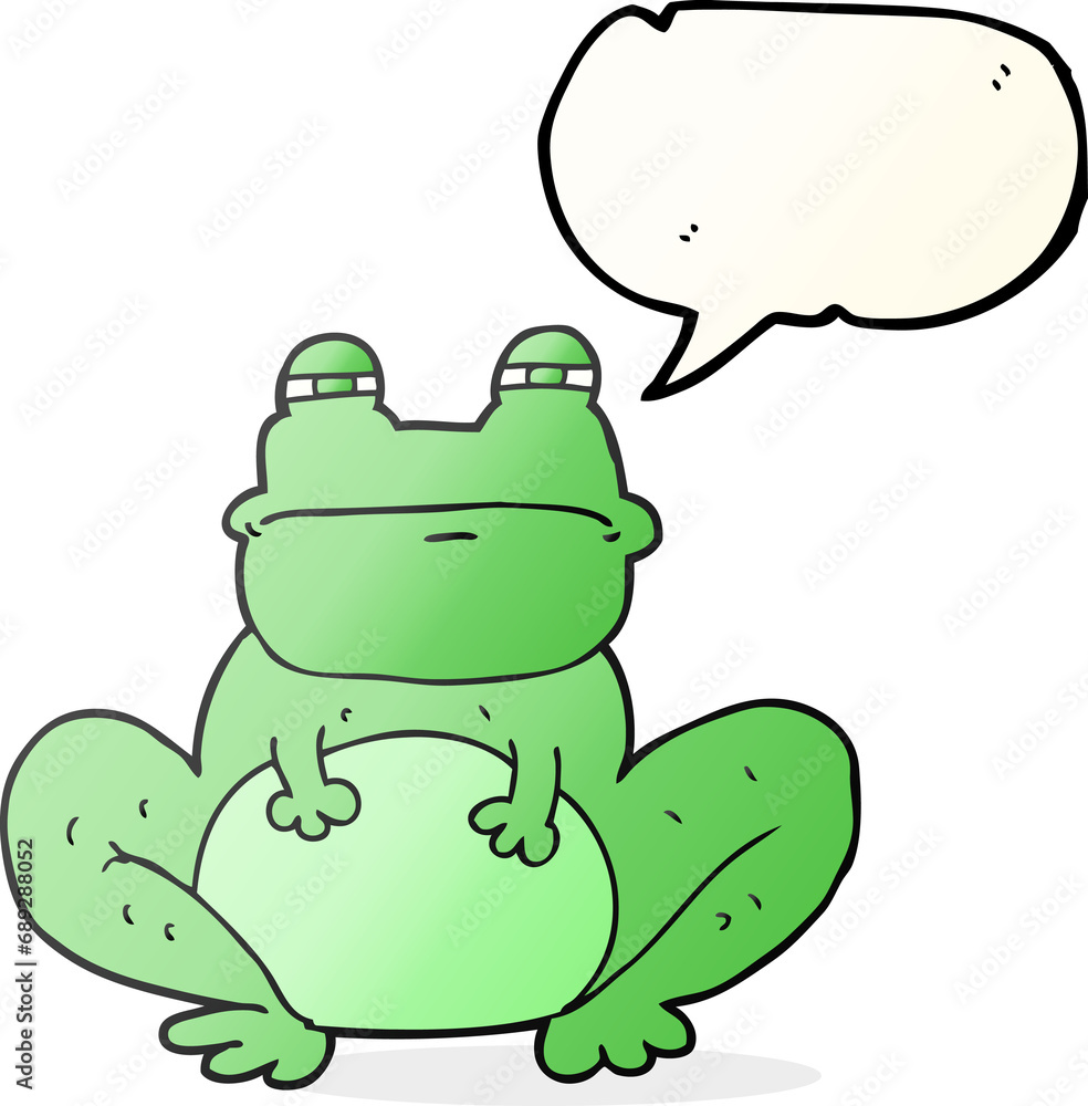 freehand drawn speech bubble cartoon frog freehand drawn speech bubble cartoon frog