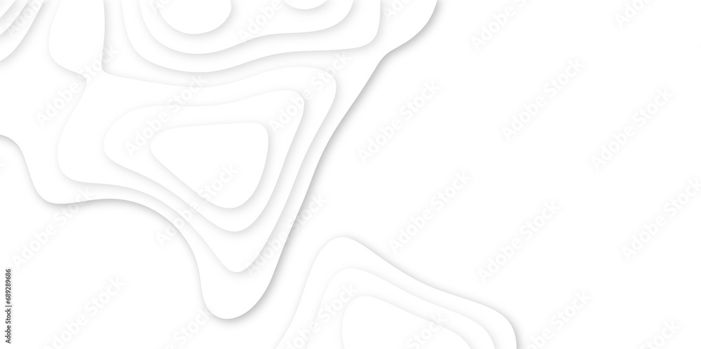 Abstract wavy line 3d paper cut white background. Vector abstract white paper cut banner. White waves decorative papercut design. Abstract realistic papercut decoration textured with wavy layers Abstract wavy line 3d paper cut white background. Vector abstract white paper cut banner. White waves decorative papercut design. Abstract realistic papercut decoration textured with wavy layers
