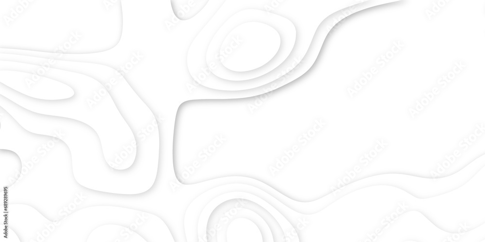 Abstract wavy line 3d paper cut white background. Vector abstract white paper cut banner. White waves decorative papercut design. Abstract realistic papercut decoration textured with wavy layers Abstract wavy line 3d paper cut white background. Vector abstract white paper cut banner. White waves decorative papercut design. Abstract realistic papercut decoration textured with wavy layers