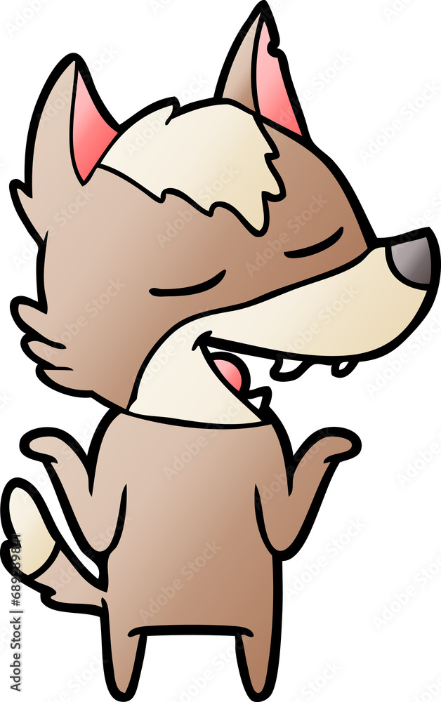 cartoon wolf laughing cartoon wolf laughing