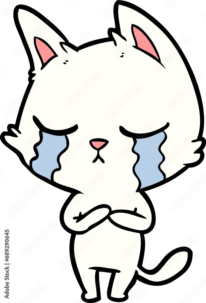 crying cartoon cat crying cartoon cat