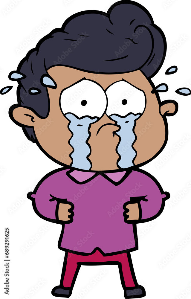 cartoon crying man with hands on hips cartoon crying man with hands on hips