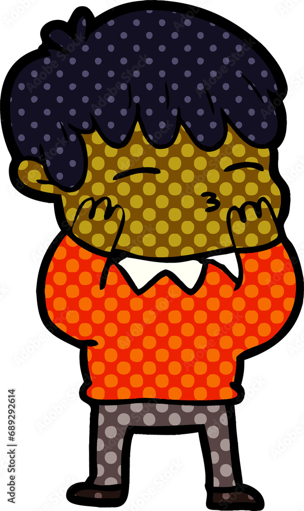 cartoon curious boy cartoon curious boy
