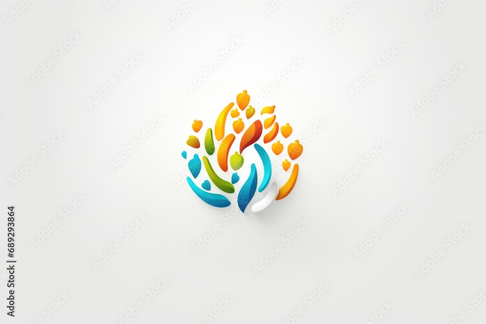 Obraz premium A group of people holding hands in a circle. Suitable for team building activities or unity concepts