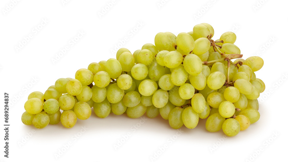 sultana grapes path isolated on white