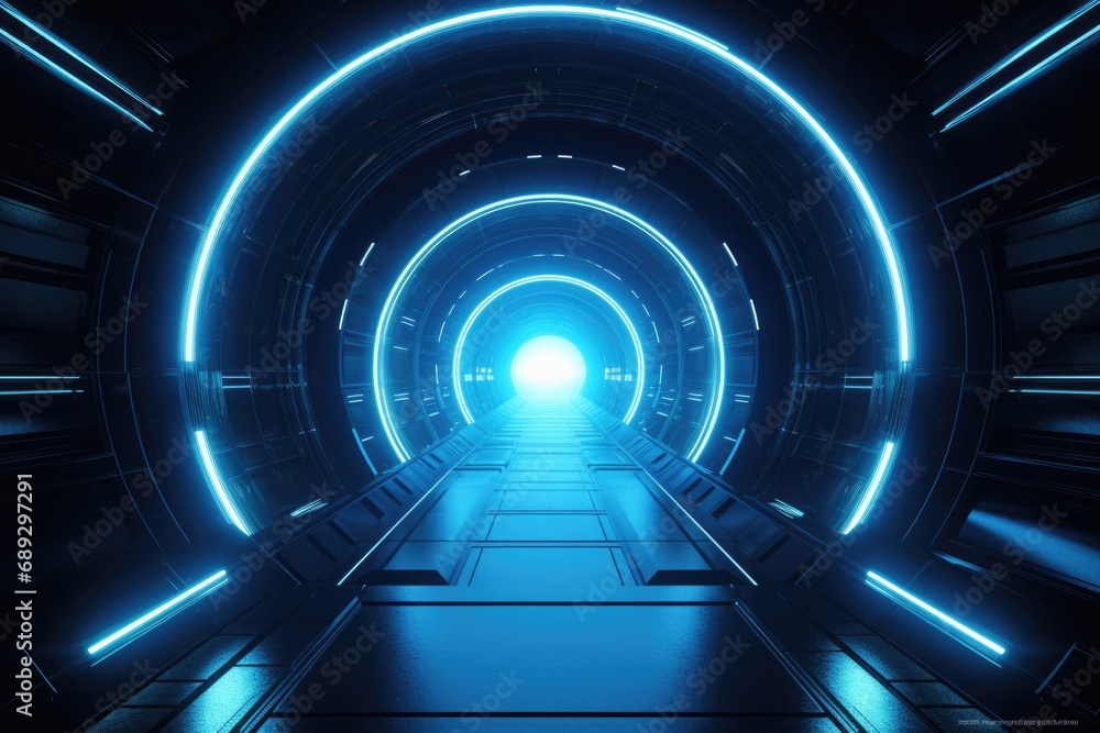 A picture of a dark tunnel with a bright light at the end. This image can be used to represent hope, new beginnings, or overcoming challenges A picture of a dark tunnel with a bright light at the end. This image can be used to represent hope, new beginnings, or overcoming challenges