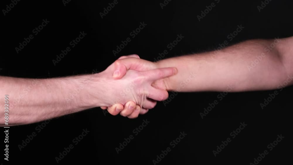 handshake on balck background handshake on balck background