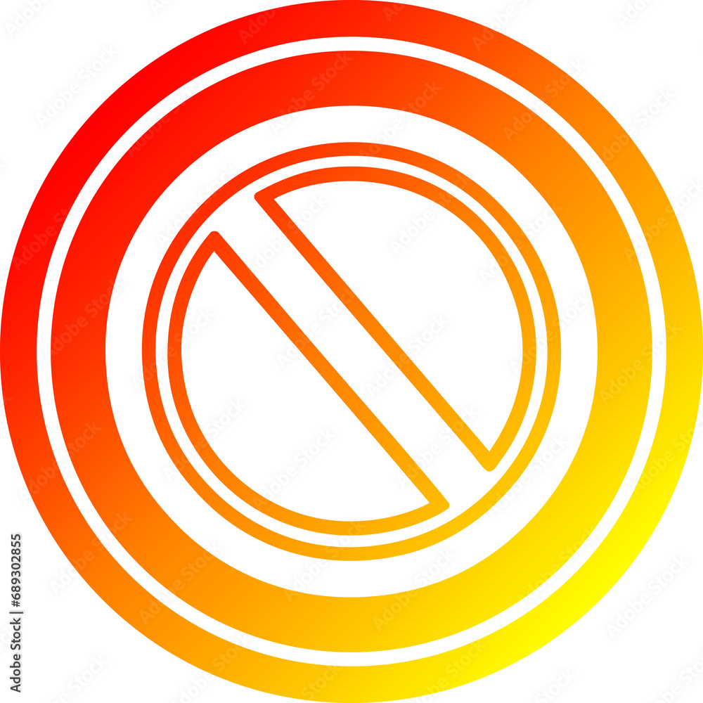 generic stop circular icon with warm gradient finish generic stop circular icon with warm gradient finish