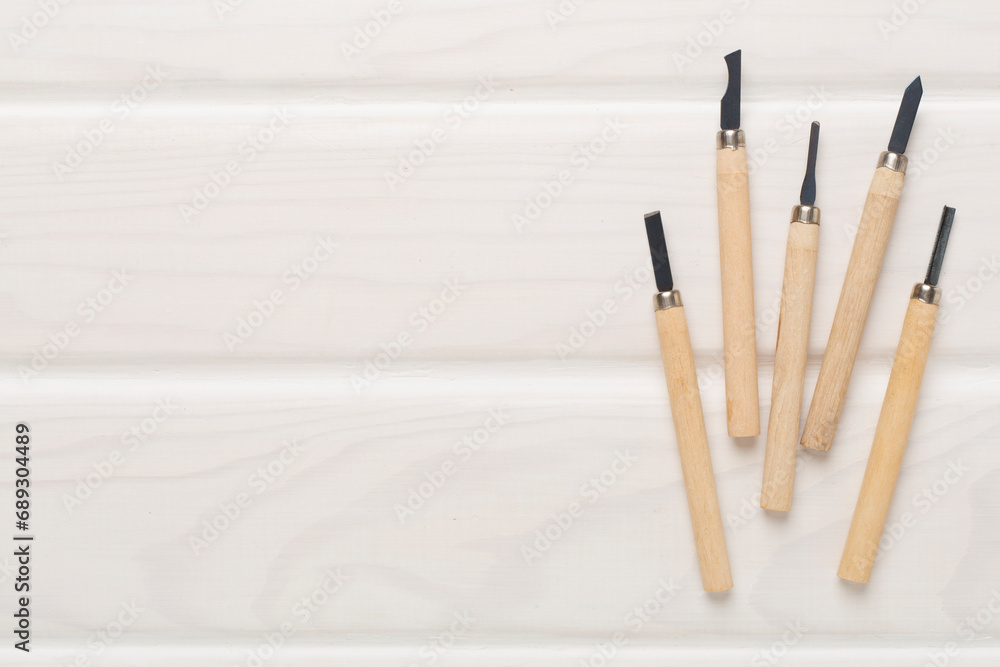 Carpenter tools on wooden background,top view Carpenter tools on wooden background,top view