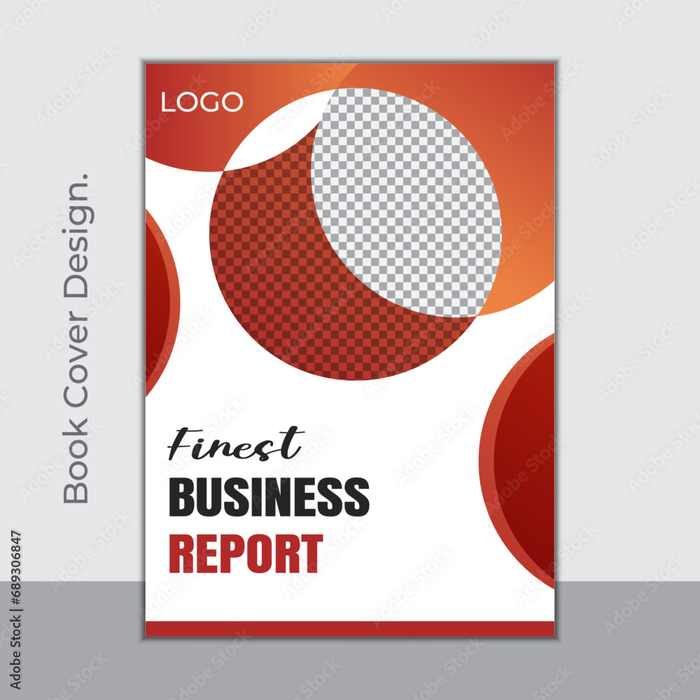 Fototapeta premium Professional Business book cover, new annual report, print-ready business cover design, book cover design eps file print-ready, company profile, business profile, flyer, brochure, banner,