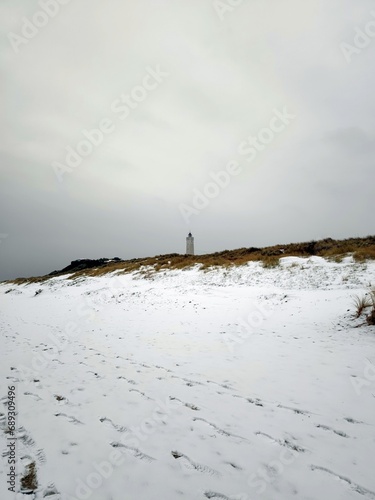 Schnee vor Blavandshuk photo