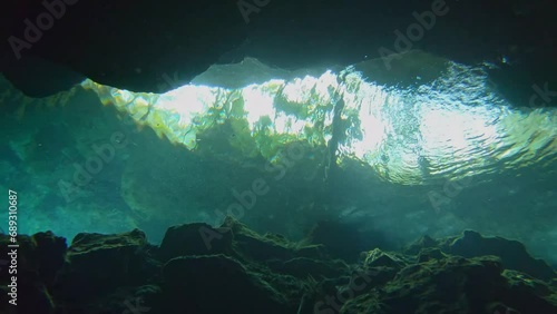 Diving into the Underworld | An unforgettable Experience in Mexicoâs Cenotes. photo