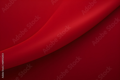 Abstract red fabric background background flat red cloth, in the style of wavy lines and organic shapes