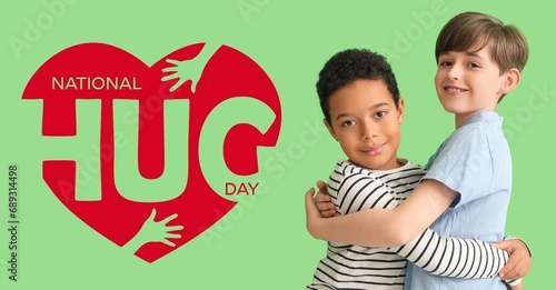 Banner for National Hugging...
