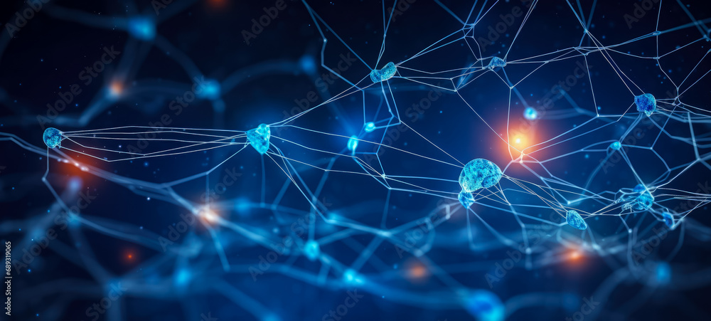 Abstract network connection. Futuristic technology style. Abstract network connection. Futuristic technology style.