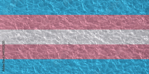 Design flag for transgender community