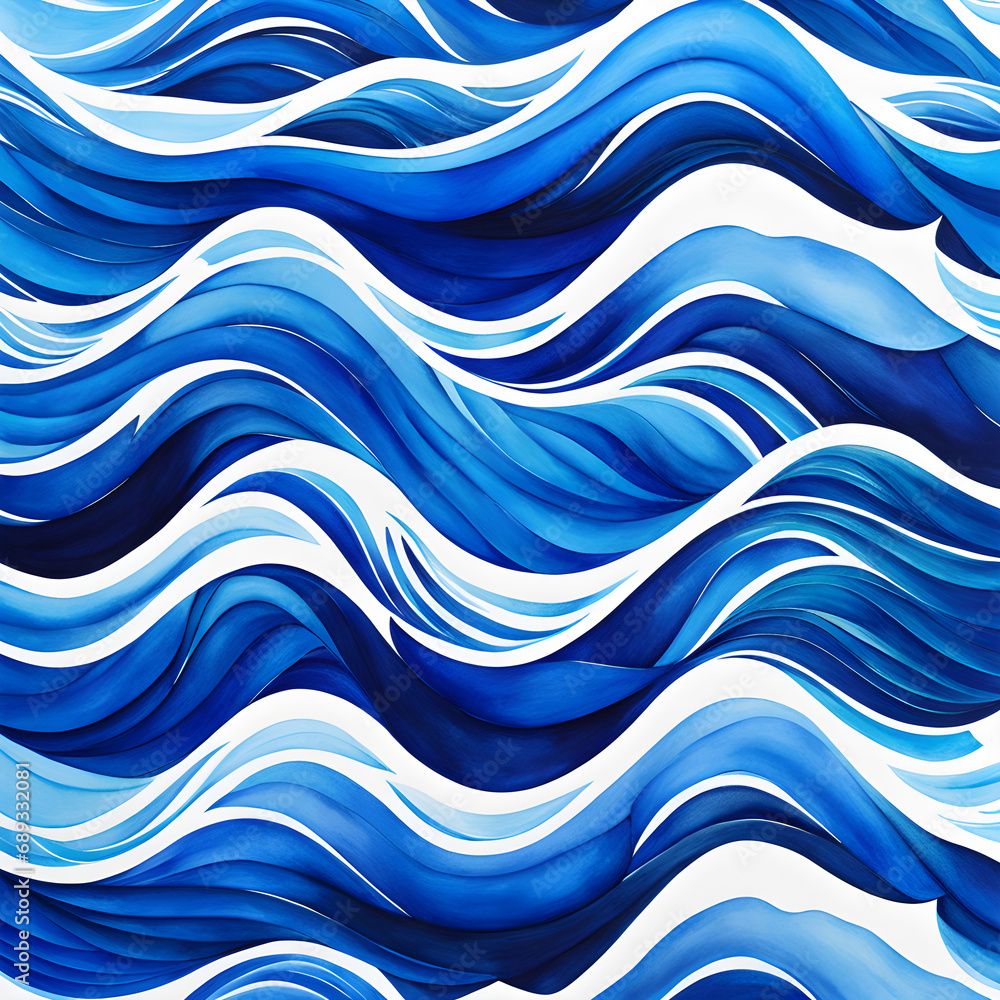 Fototapeta premium Wave. Generate AI.