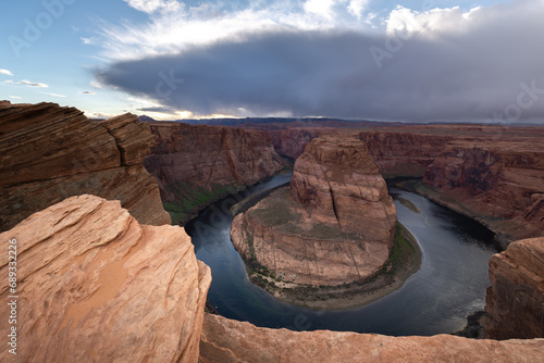 Horseshoe Bend, meander of Colorado River in Page, Arizona