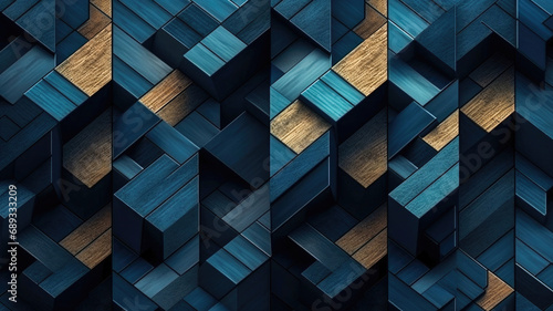 background textures of Navy blue geometric abstract