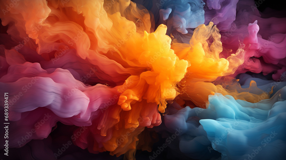 Colorful paint background.