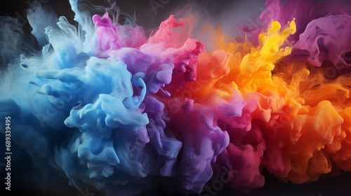 Colorful paint background.