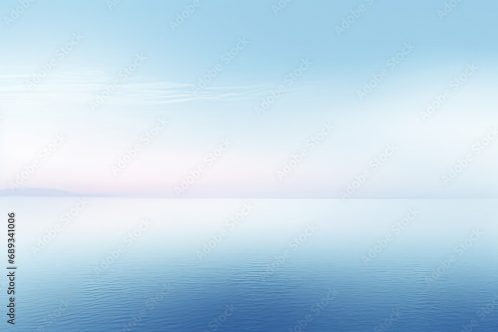 Tranquil ocean horizon at dawn with soft pastel colors, embodying peace and serenity.