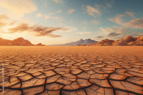 landscape in the desert, cracked land on hot sunny weather, earth, cracked earth background, cracked earth texture, Panorama of cracked brown soil, barren wasteland surface natural background with dee