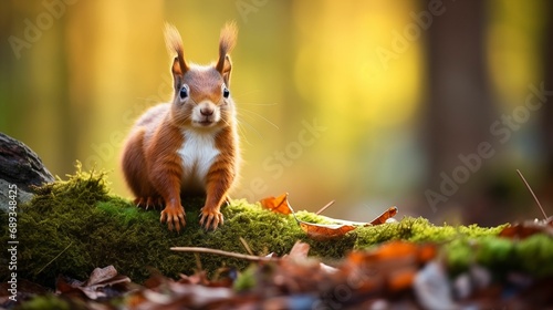 Image of a red squirrel in its natural habitat.