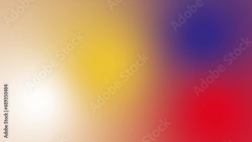 gradient liquid abstract defocused blur background red and blue yellow  green color