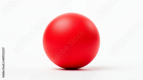 Free Download Red ball toy designed for dogs on a white background. - GFXLoad