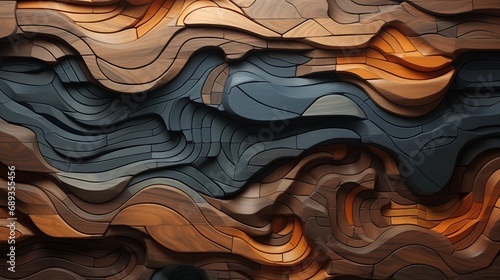 Simple wood floor pattern