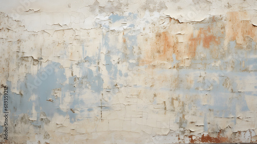 Textured wall with a peeling paint effect.
