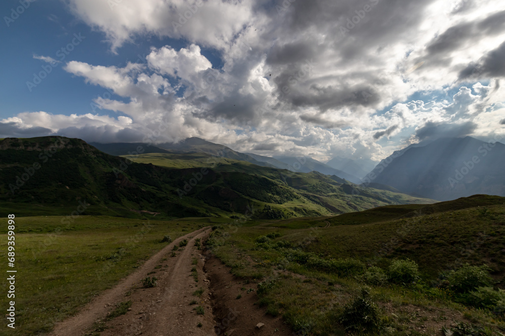 Dumala Pass in Kabardino-Balkaria. Dumalinsky pass. The nature of the North Caucasus. The passes of Kabardino-Balkaria.
