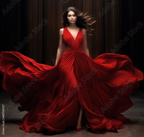 new red dress,