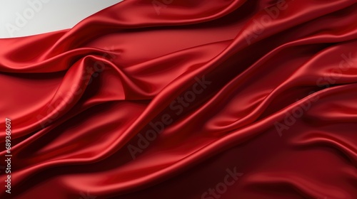 Red Ribbon Isolated On White, Background Image, Desktop Wallpaper Backgrounds, HD