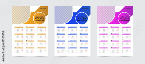 Lifestyle Wall Calendar 2024 Layout