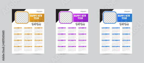 Lifestyle Wall Calendar 2024 Layout