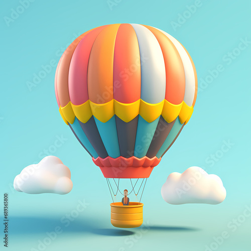 Air Baloon 3D Design