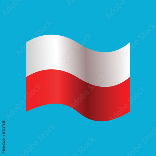 POLAND FLAG ILLUSTRATION TEMPLATE VECTOR Free Download POLAND FLAG ILLUSTRATION TEMPLATE VECTOR - GFXLoad