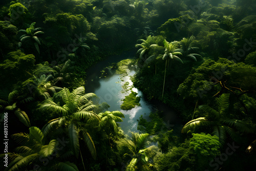 Green Jungle, jungle vibe, greens, woods, amazonas, rainforest
