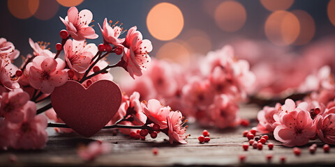 Heart background. Valentine's day, 14 february theme. Love and romance.
