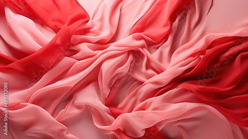 Crumpled Red Paper On Pink Background, Background Image, Desktop Wallpaper Backgrounds, HD