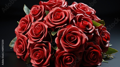 Wallpaper Mural Bouquet Beautiful Red Roses, Background Image, Desktop Wallpaper Backgrounds, HD Torontodigital.ca