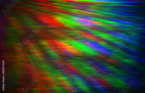 Abstract screen glitch background in multicolor